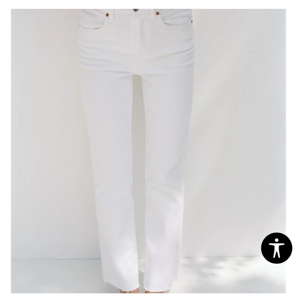 Zara White Jeans